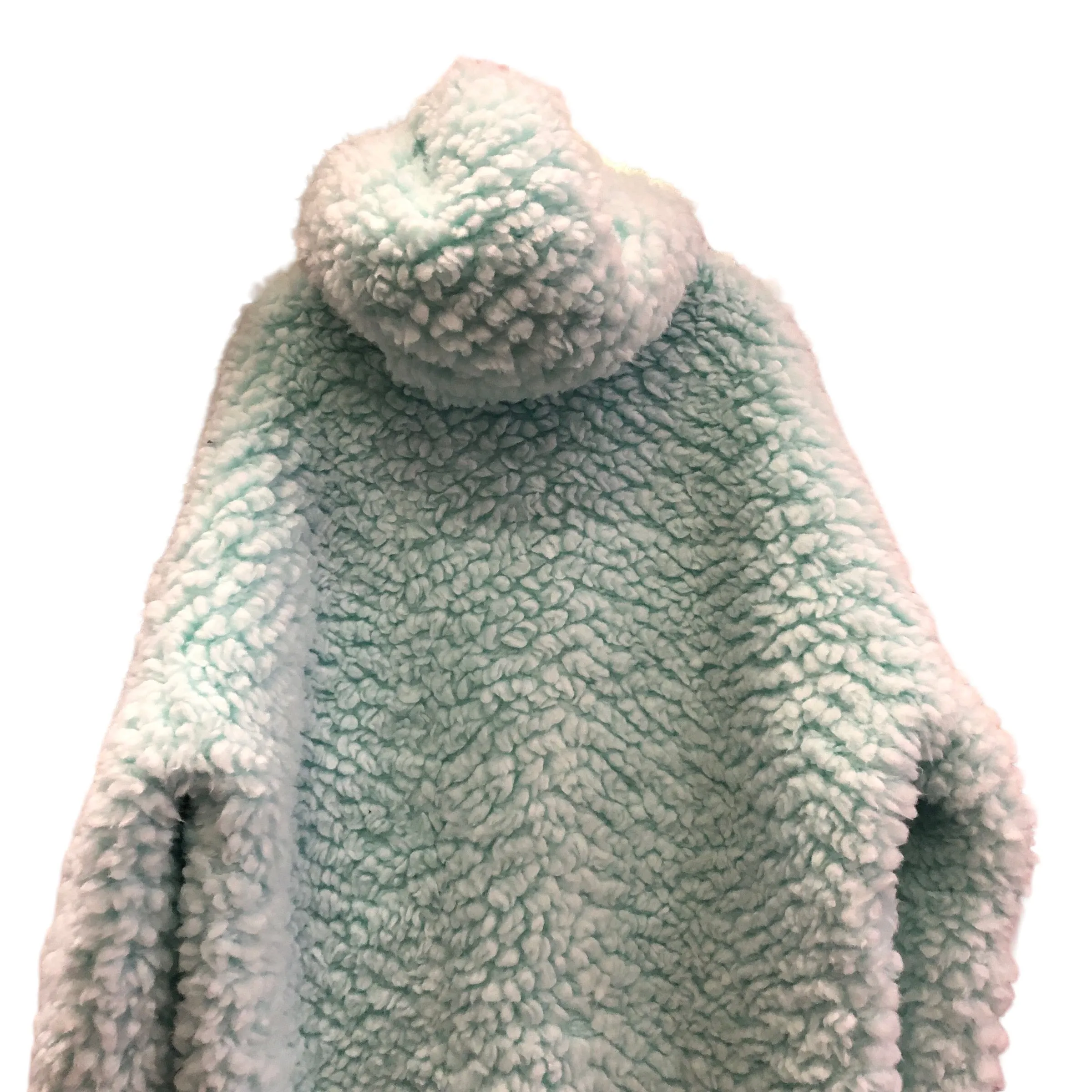 BACK IN STOCK!  Baby Blue Sherpa Heavy Fleece Jacket