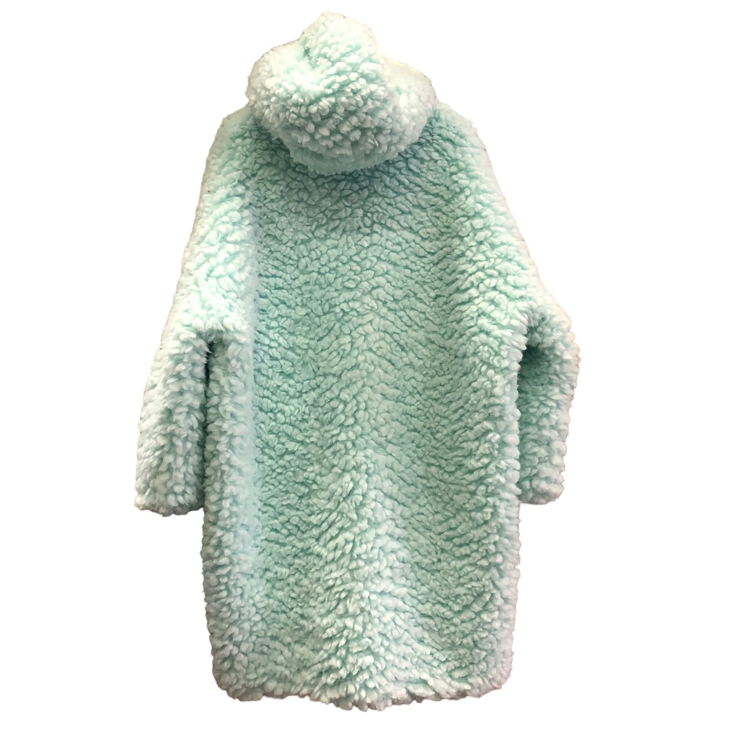 BACK IN STOCK!  Baby Blue Sherpa Heavy Fleece Jacket