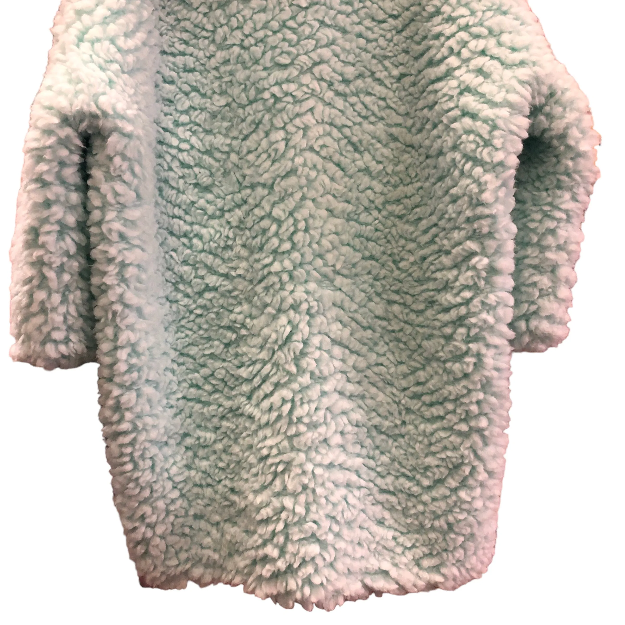 BACK IN STOCK!  Baby Blue Sherpa Heavy Fleece Jacket