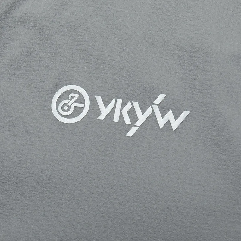 YKYW UPF50  Windproof Waterproof Sleeveless Cycling Vest Lightweight Breathable Waistcoat Windbreaker MTB Road Bike Clothing Bicycle Tights Gray Color