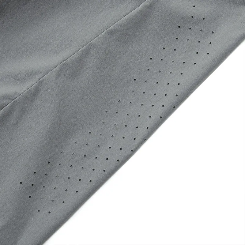 YKYW UPF50  Windproof Waterproof Sleeveless Cycling Vest Lightweight Breathable Waistcoat Windbreaker MTB Road Bike Clothing Bicycle Tights Gray Color